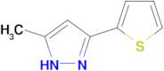 3-Methyl-5-(thiophen-2-yl)-1H-pyrazole