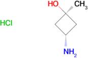 trans-3-Amino-1-methylcyclobutanol hydrochloride