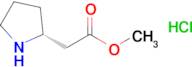 (R)-Methyl 2-(pyrrolidin-2-yl)acetate hydrochloride