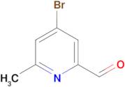 4-Bromo-6-methylpicolinaldehyde