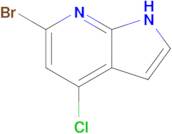 6-Bromo-4-chloro-1H-pyrrolo[2,3-b]pyridine