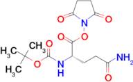 (S)-2,5-Dioxopyrrolidin-1-yl 5-amino-2-((tert-butoxycarbonyl)amino)-5-oxopentanoate