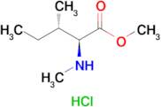 (2S,3S)-Methyl 3-methyl-2-(methylamino)pentanoate hydrochloride