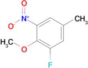 1-Fluoro-2-methoxy-5-methyl-3-nitrobenzene