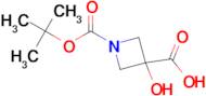 1-(tert-Butoxycarbonyl)-3-hydroxyazetidine-3-carboxylic acid
