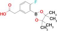 2-(4-Fluoro-3-(4,4,5,5-tetramethyl-1,3,2-dioxaborolan-2-yl)phenyl)acetic acid
