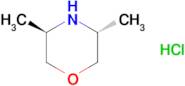 (3R,5R)-3,5-Dimethylmorpholine hydrochloride