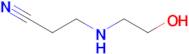 3-((2-Hydroxyethyl)amino)propanenitrile