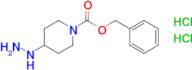 Benzyl 4-hydrazinylpiperidine-1-carboxylate dihydrochloride