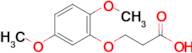 3-(2,5-Dimethoxyphenoxy)propanoic acid