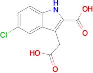 3-(Carboxymethyl)-5-chloro-1H-indole-2-carboxylic acid