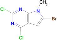 6-Bromo-2,4-dichloro-7-methyl-7H-pyrrolo[2,3-d]pyrimidine