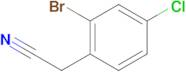 2-(2-Bromo-4-chlorophenyl)acetonitrile