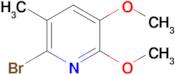 2-Bromo-5,6-dimethoxy-3-methylpyridine