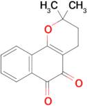 2,2-Dimethyl-3,4-dihydro-2H-benzo[h]chromene-5,6-dione