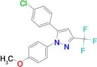 5-(4-Chlorophenyl)-1-(4-methoxyphenyl)-3-(trifluoromethyl)-1H-pyrazole