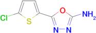 5-(5-Chlorothiophen-2-yl)-1,3,4-oxadiazol-2-amine