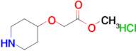 Methyl 2-(piperidin-4-yloxy)acetate hydrochloride