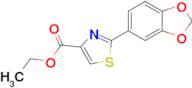 Ethyl 2-(benzo[d][1,3]dioxol-5-yl)thiazole-4-carboxylate