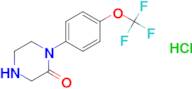 1-(4-(Trifluoromethoxy)phenyl)piperazin-2-one hydrochloride
