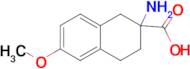 2-Amino-6-methoxy-1,2,3,4-tetrahydronaphthalene-2-carboxylic acid