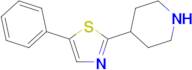 5-Phenyl-2-(piperidin-4-yl)thiazole