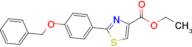 Ethyl 2-(4-(benzyloxy)phenyl)thiazole-4-carboxylate
