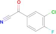 3-Chloro-4-fluorobenzoyl cyanide