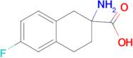 2-Amino-6-fluoro-1,2,3,4-tetrahydronaphthalene-2-carboxylic acid