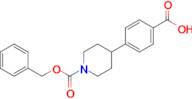 4-(1-((Benzyloxy)carbonyl)piperidin-4-yl)benzoic acid