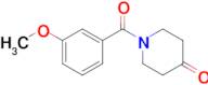 1-(3-Methoxybenzoyl)piperidin-4-one