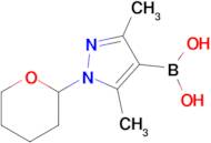 (3,5-Dimethyl-1-(tetrahydro-2H-pyran-2-yl)-1H-pyrazol-4-yl)boronic acid