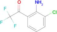 1-(2-Amino-3-chlorophenyl)-2,2,2-trifluoroethanone