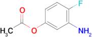 3-Amino-4-fluorophenyl acetate