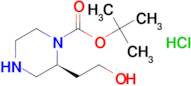 (S)-tert-Butyl 2-(2-hydroxyethyl)piperazine-1-carboxylate hydrochloride
