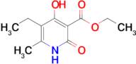 Ethyl 5-ethyl-4-hydroxy-6-methyl-2-oxo-1,2-dihydropyridine-3-carboxylate