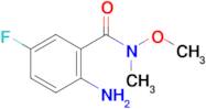 2-Amino-5-fluoro-N-methoxy-N-methylbenzamide