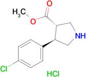 (3S,4R)-Methyl 4-(4-chlorophenyl)pyrrolidine-3-carboxylate hydrochloride