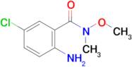 2-Amino-5-chloro-N-methoxy-N-methylbenzamide