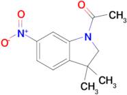 1-(3,3-Dimethyl-6-nitroindolin-1-yl)ethanone