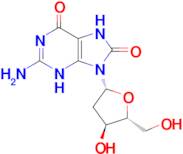 2-Amino-9-((2R,4S,5R)-4-hydroxy-5-(hydroxymethyl)tetrahydrofuran-2-yl)-3H-purine-6,8(7H,9H)-dione