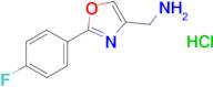 (2-(4-Fluorophenyl)oxazol-4-yl)methanamine hydrochloride