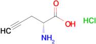 (R)-2-Aminopent-4-ynoic acid hydrochloride