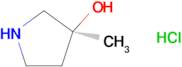 (S)-3-Methylpyrrolidin-3-ol hydrochloride