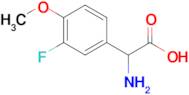 2-Amino-2-(3-fluoro-4-methoxyphenyl)acetic acid