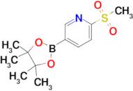 2-(Methylsulfonyl)-5-(4,4,5,5-tetramethyl-1,3,2-dioxaborolan-2-yl)pyridine