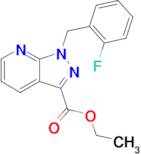 Ethyl 1-(2-fluorobenzyl)-1H-pyrazolo[3,4-b]pyridine-3-carboxylate