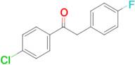 1-(4-Chlorophenyl)-2-(4-fluorophenyl)ethanone