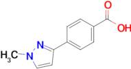 4-(1-Methyl-1H-pyrazol-3-yl)benzoic acid