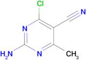 2-Amino-4-chloro-6-methylpyrimidine-5-carbonitrile